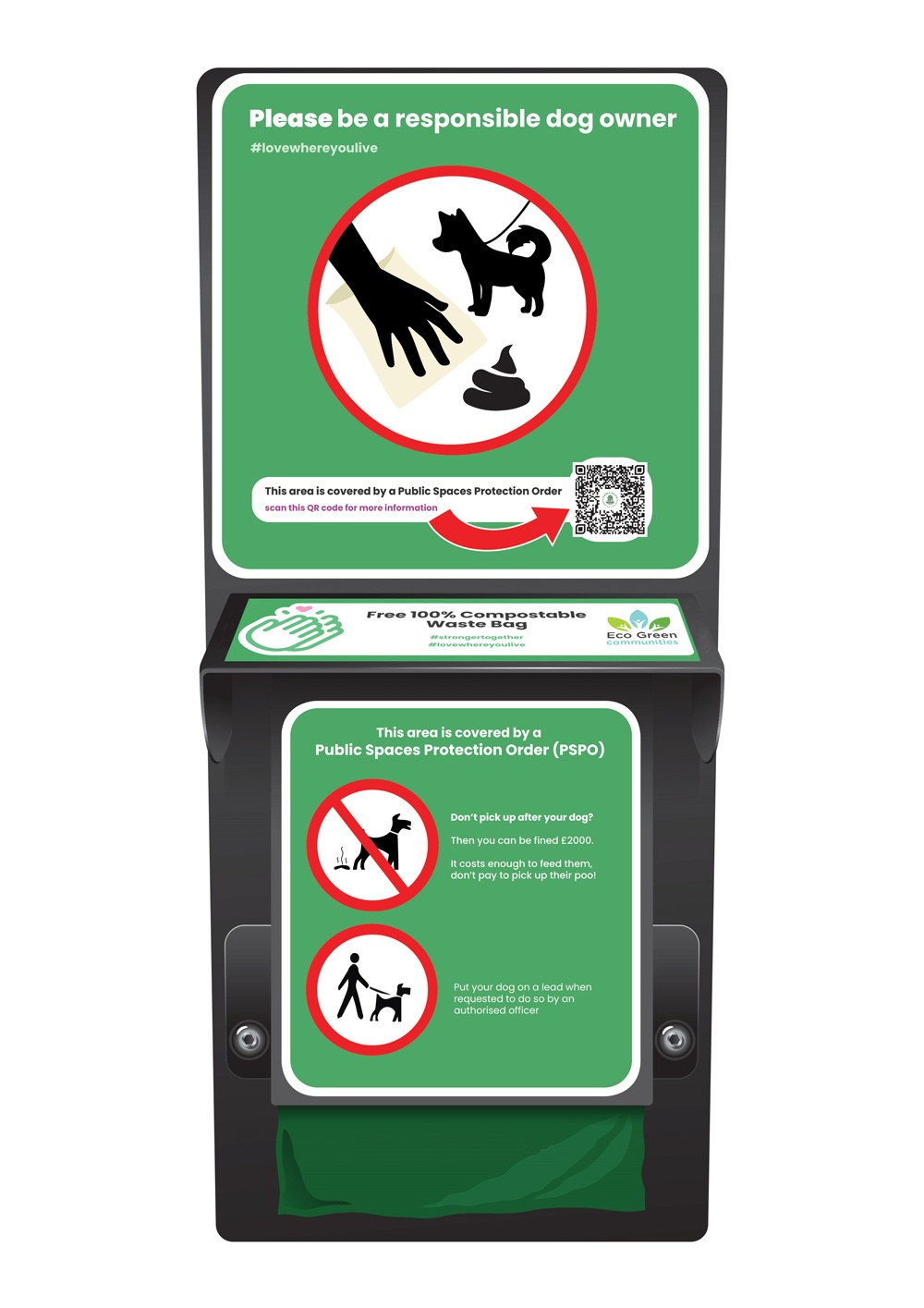 Eco Dog Station -  PSPO, Dog Fouling