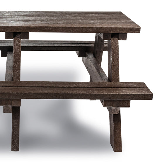Recycled Plastic Picnic Table - A Frame
