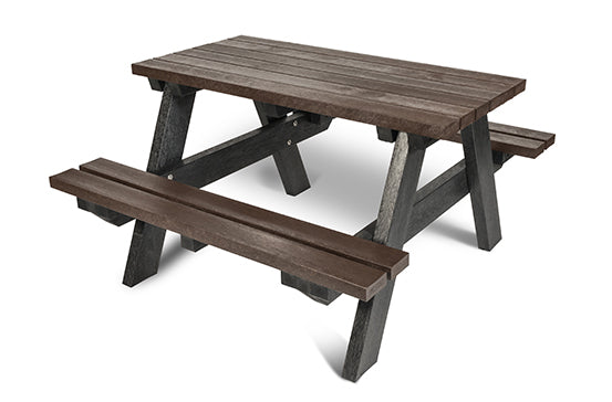 A Frame Picnic Table Junior (1.22m) - Recycled Plastic