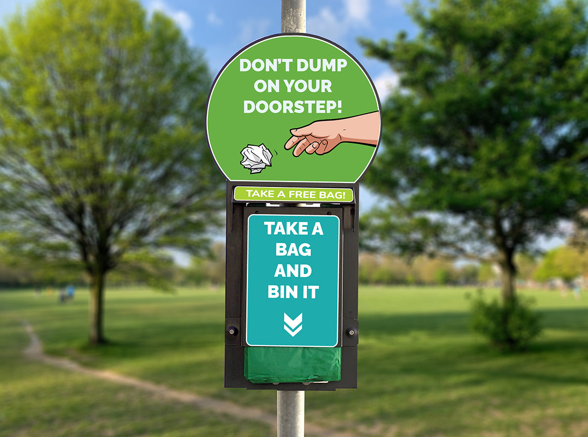 Eco Litter Station - Don't dump on your doorstep