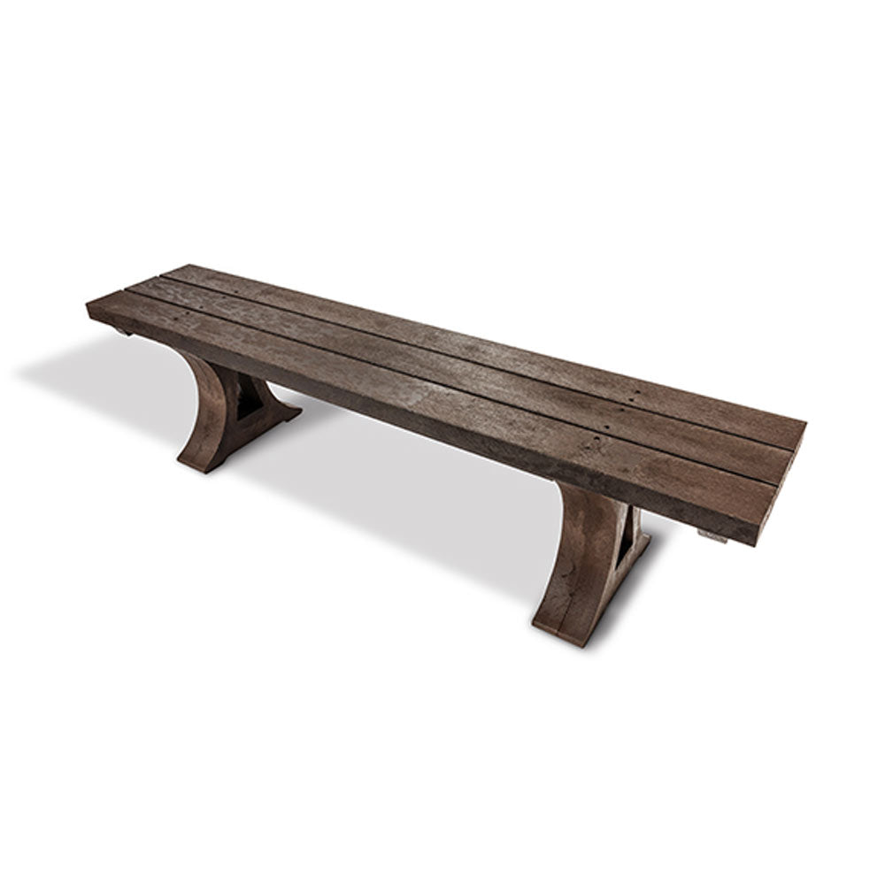 recycled plastic bench